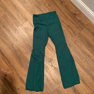 Green Loose Fit Lounge pants/ Yoga pants